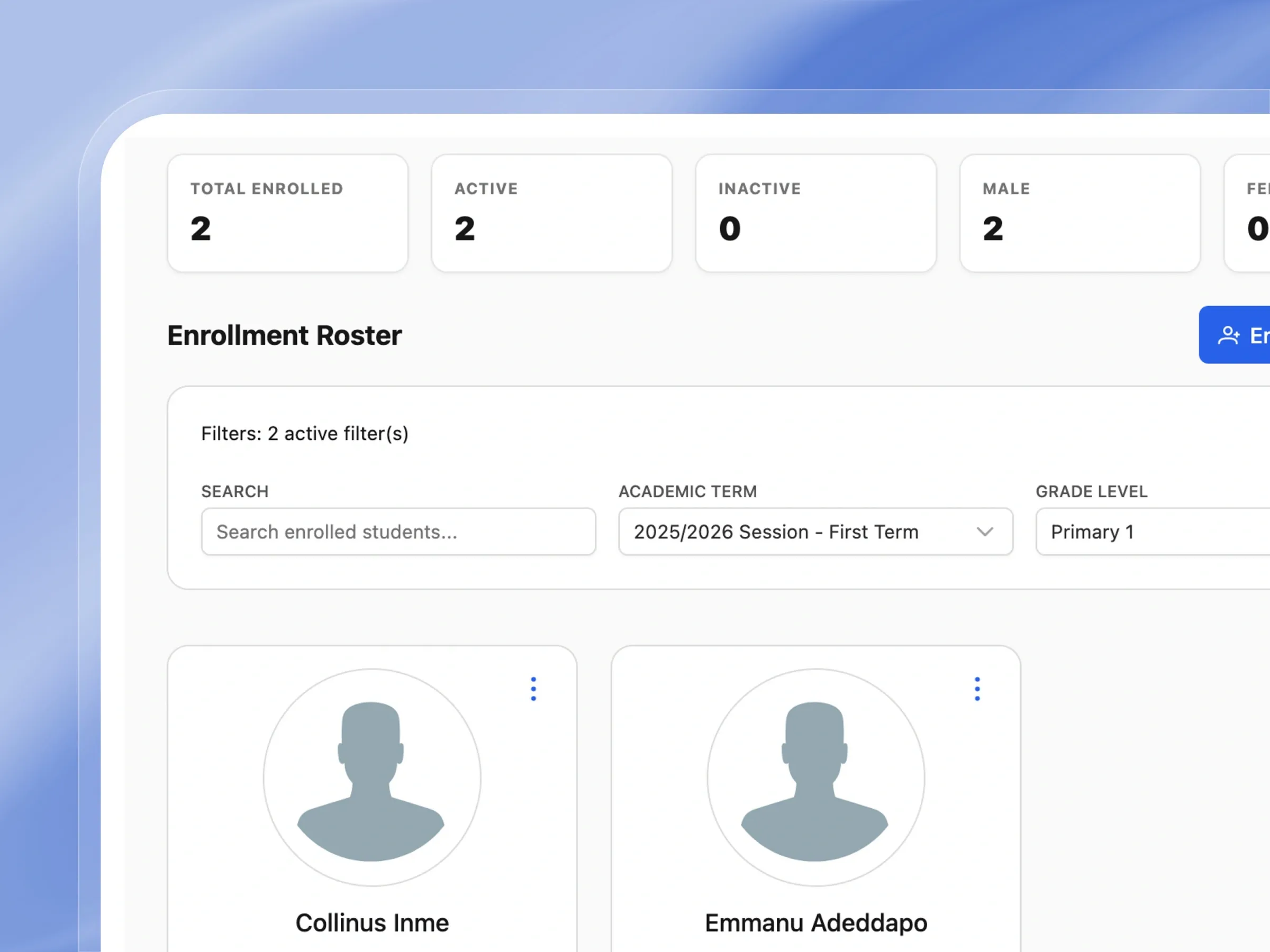 Every student's full enrollment history, in one place
