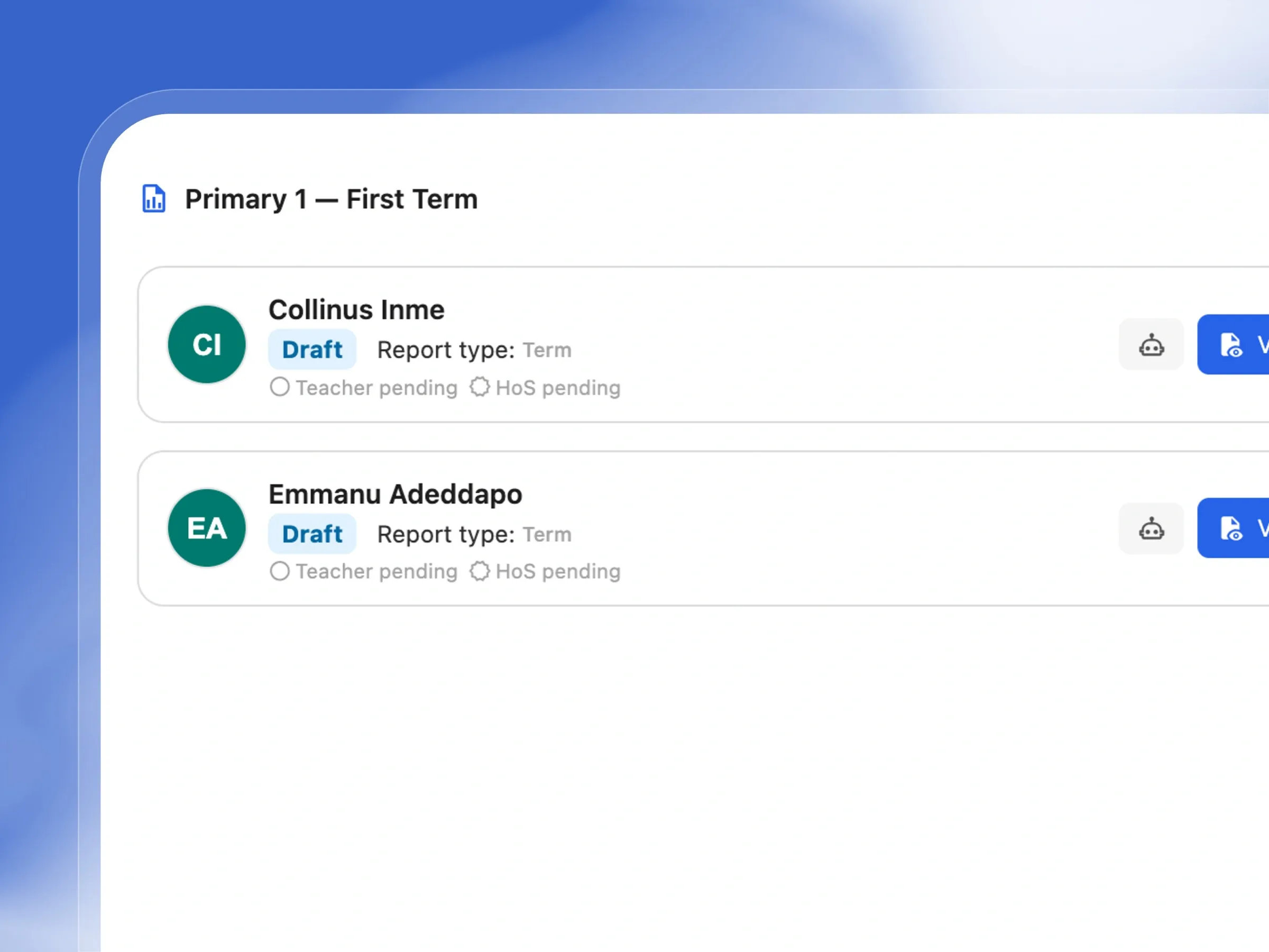 Approve reports before a single one goes out