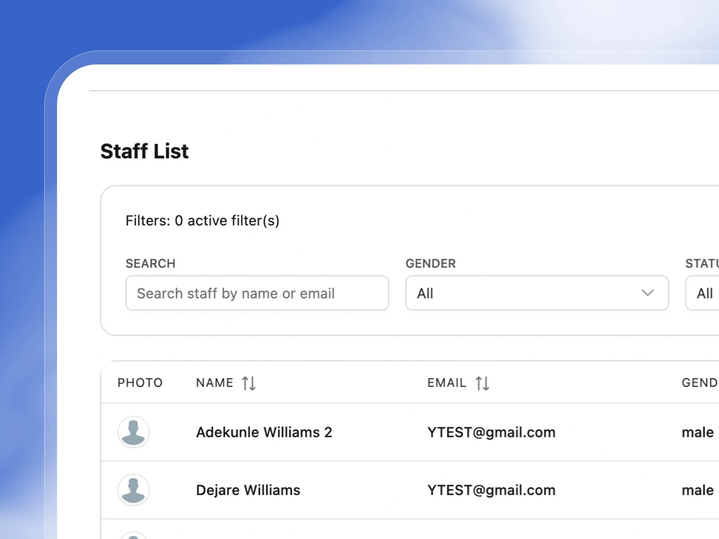 Manage your entire staff from one place