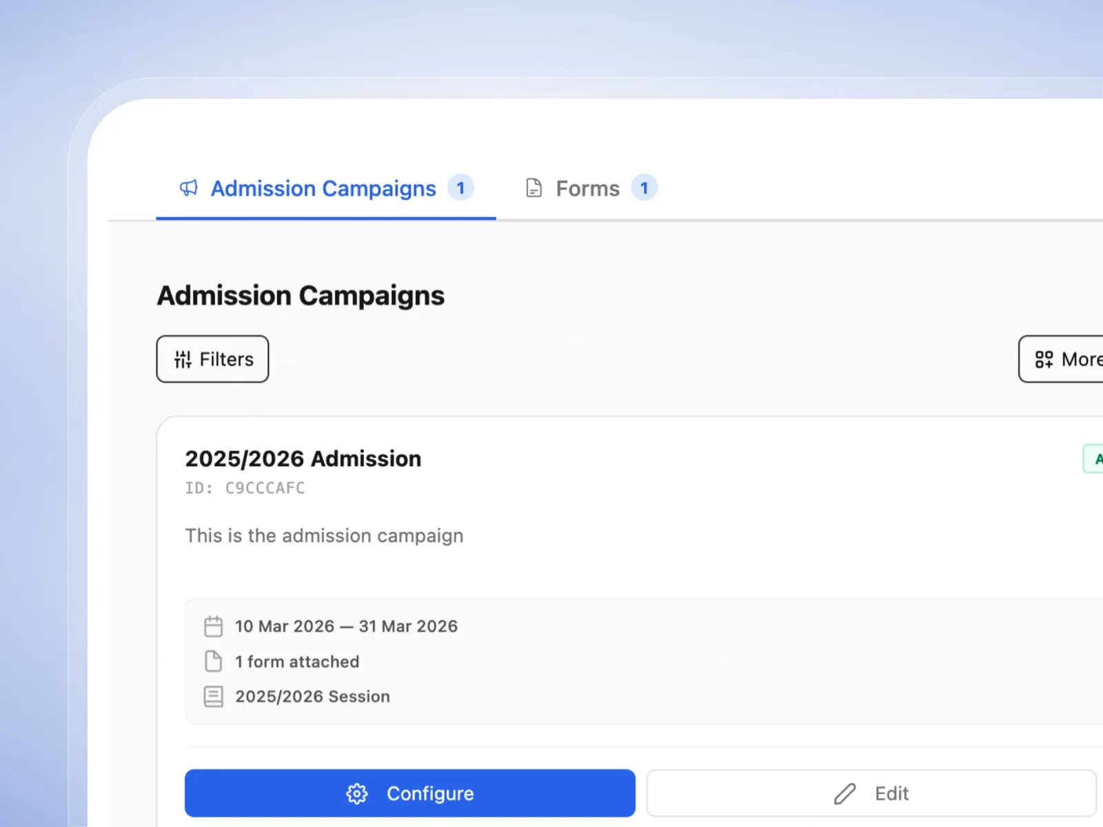 Run Seamless Admission Campaigns