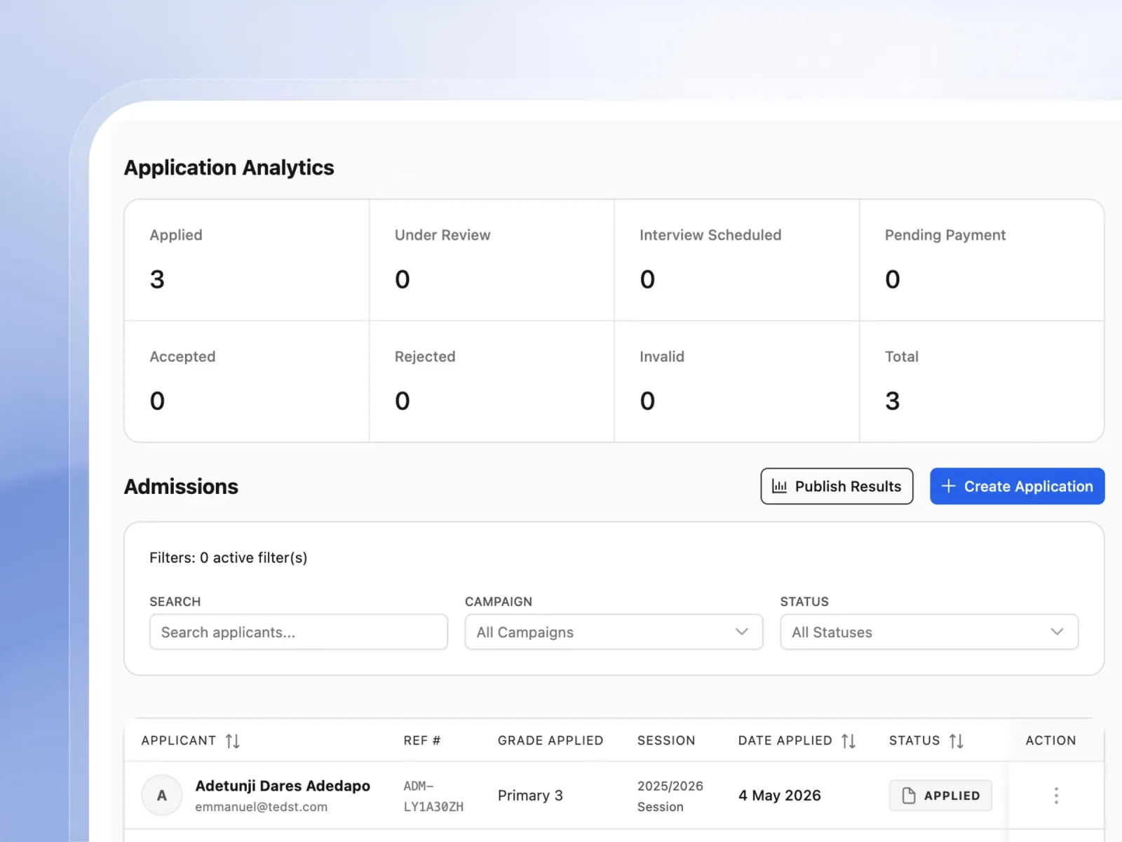Applicant Pipeline Management